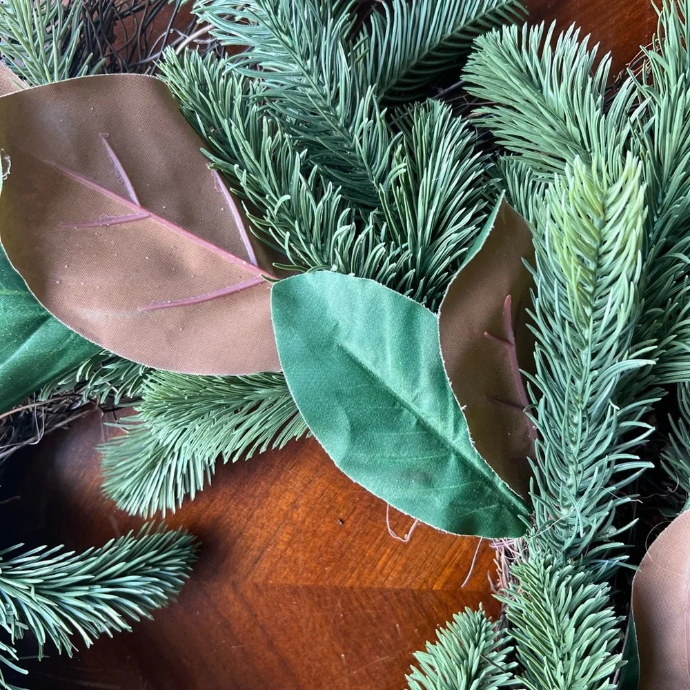 Christmas Magnolia Wreath Winter